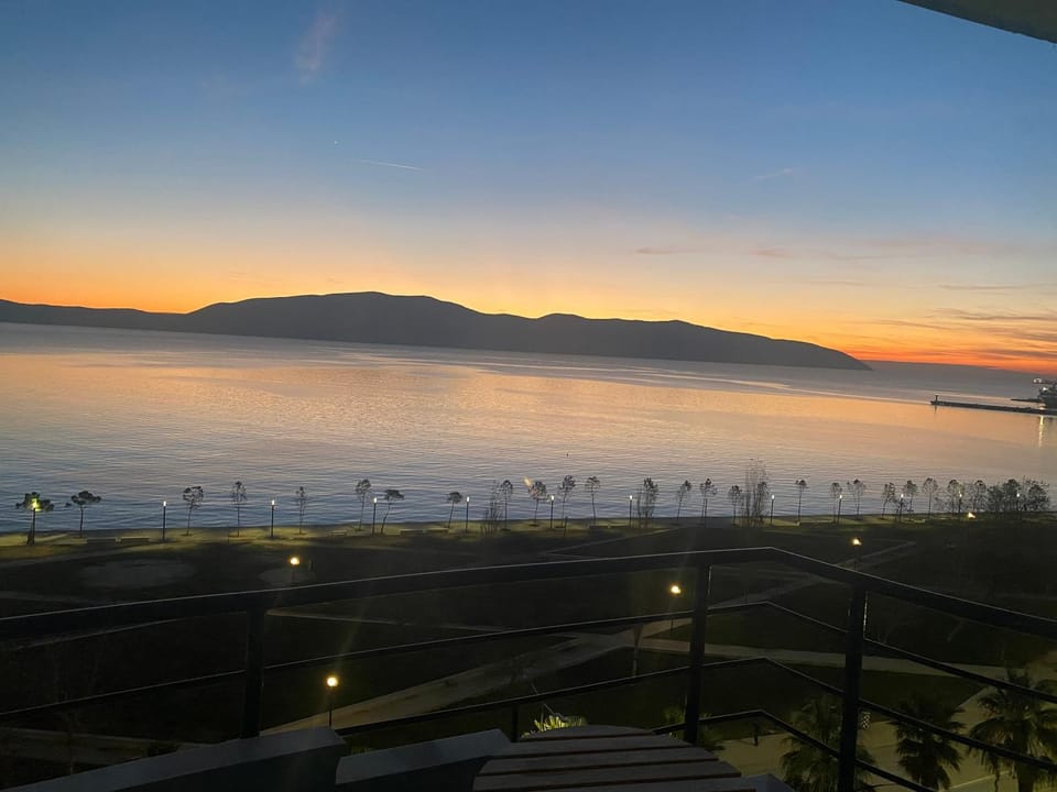 Mountain view, Sea view, Sunset