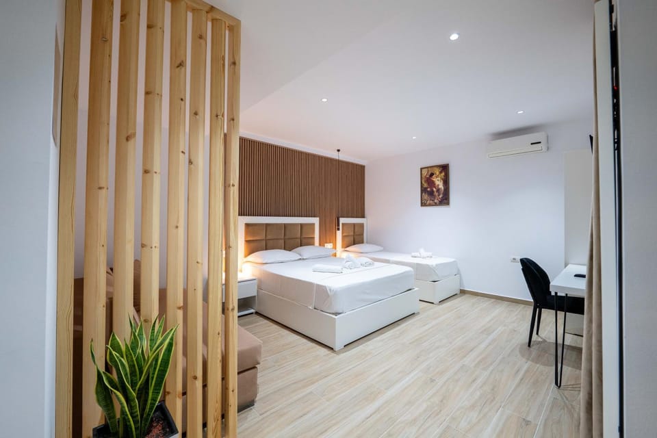 Bed, Photo of the whole room, Bedroom, wardrobe, air conditioner