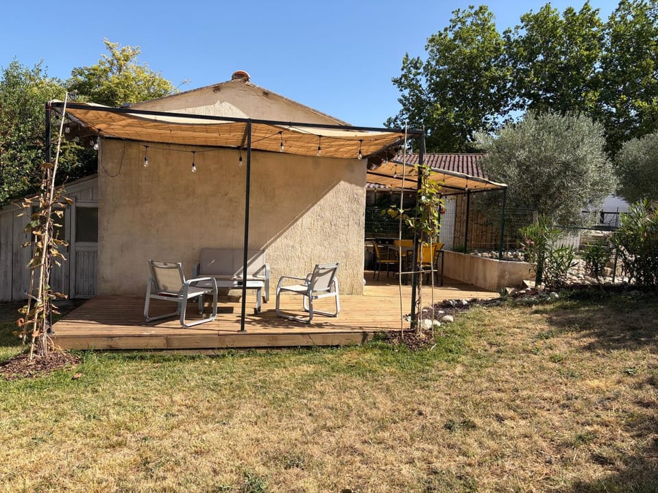 Property building, Patio