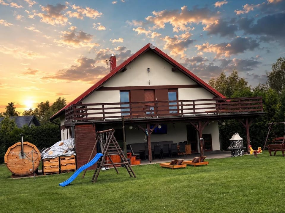 Dom letniskowy Sieraków House in Greater Poland Voivodeship