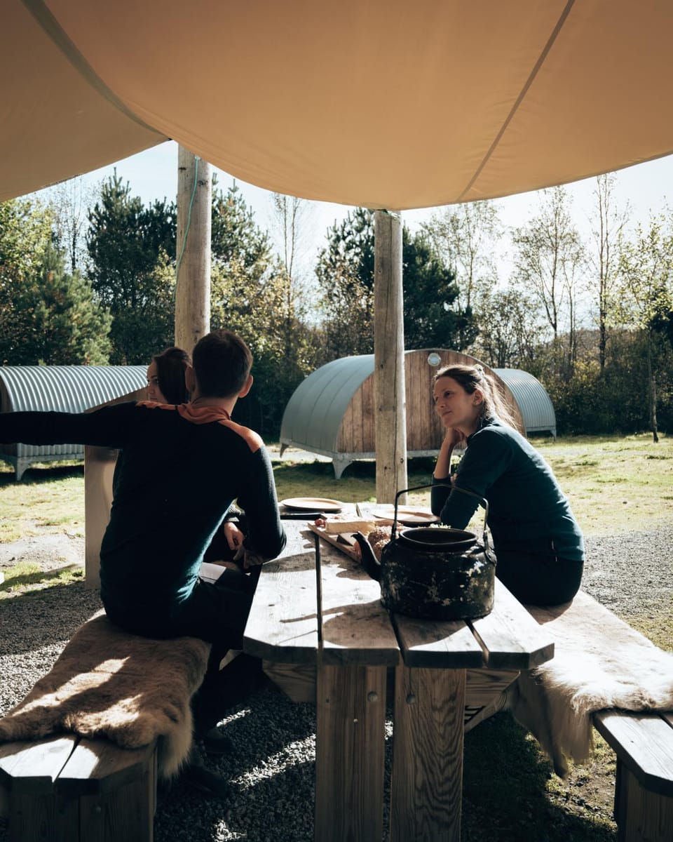 Hikers & Bikers camp, Part of Preikestolen BaseCamp - Preikestolen trailhead Campground/ 
RV Resort in Rogaland