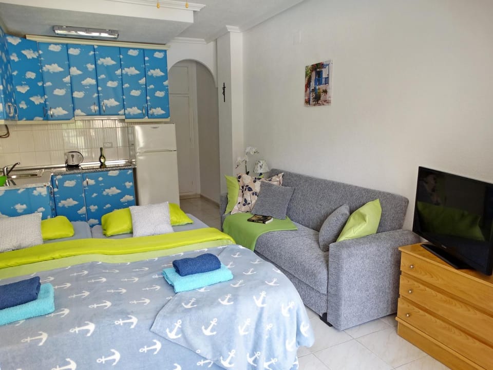 Bed, TV and multimedia, Kitchen or kitchenette