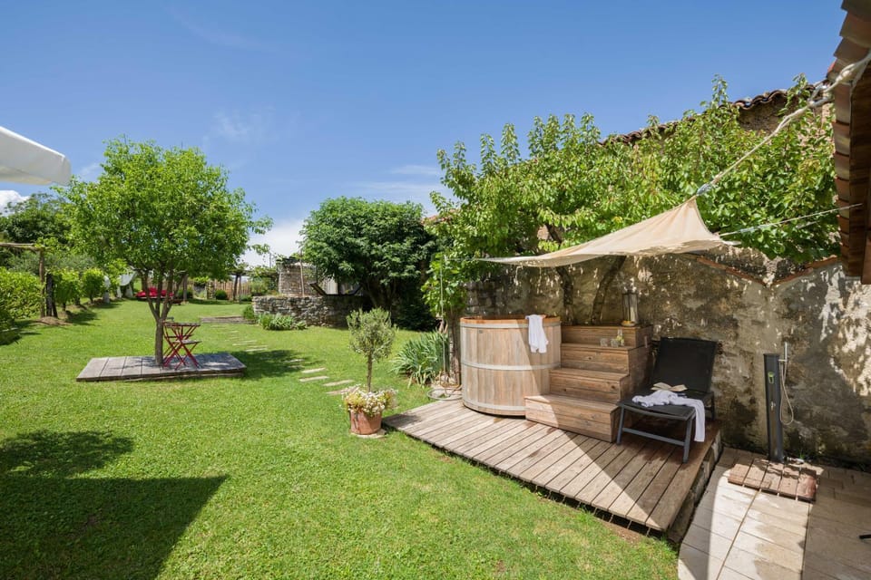 Day, Garden, Garden, Hot Tub, sunbed