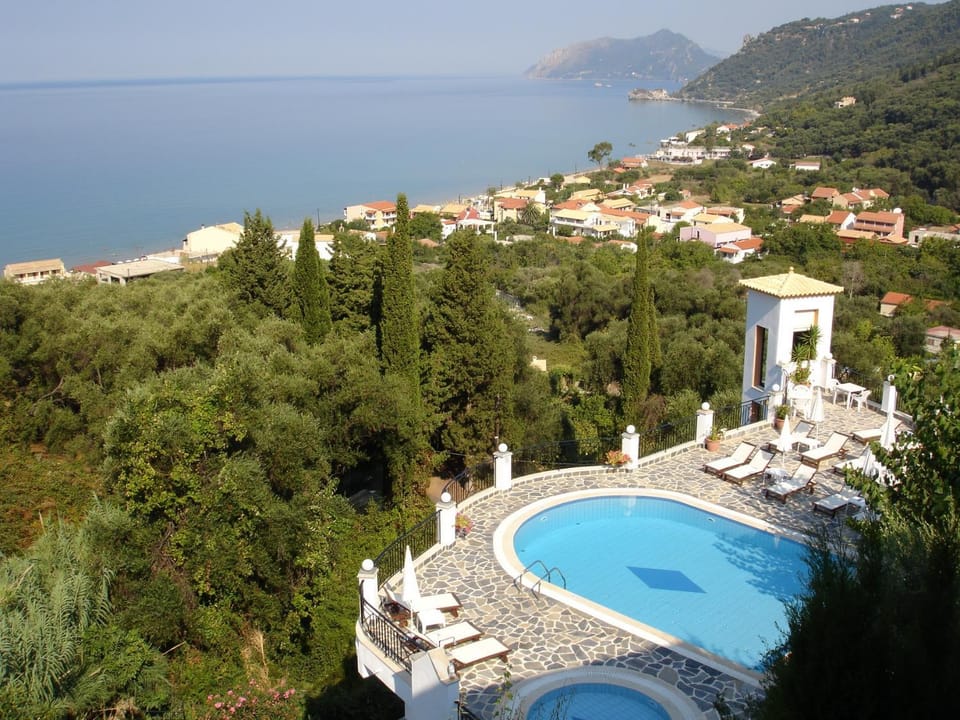 Natural landscape, Bird's eye view, Pool view