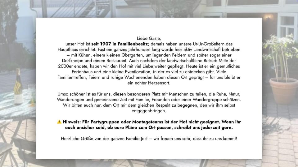 Activities, Text overlay, Area and facilities, Area and facilities