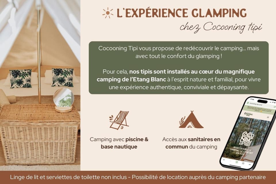 Cocooning Tipi - Seignosse Luxury tent in Seignosse