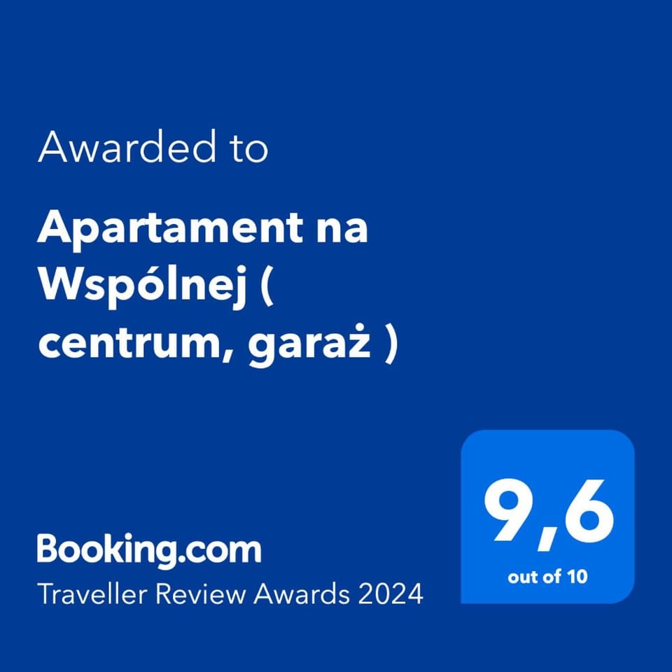 Apartament na Wspólnej ( centrum, garaż ) Apartment in Poland