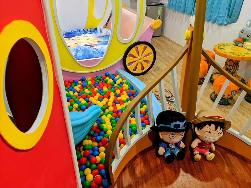 On site, children
