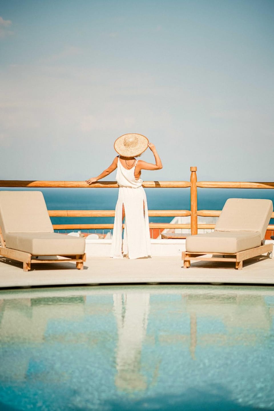 Pool view, Sea view, Swimming pool