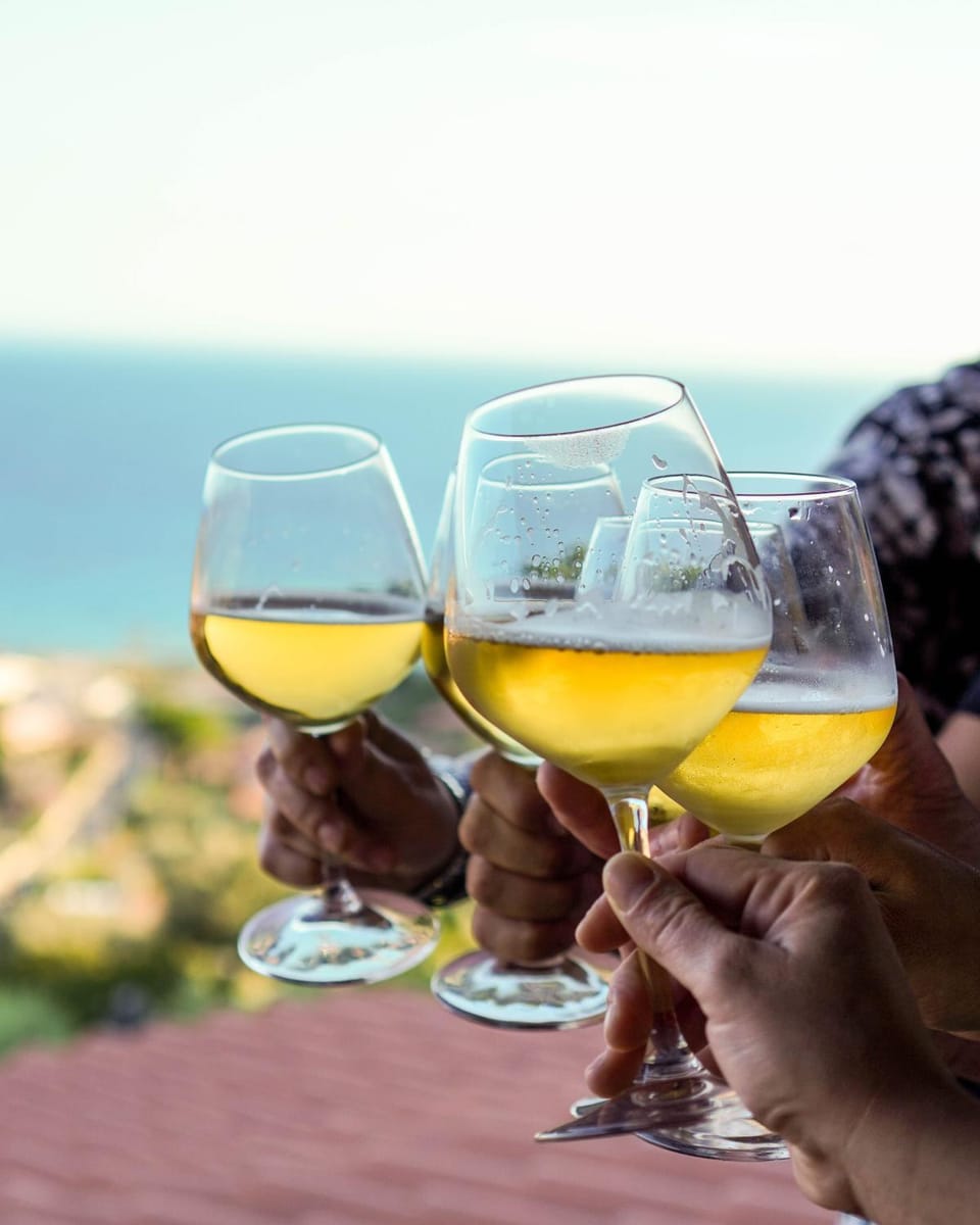 Day, People, Natural landscape, Sea view, Drinks, Alcoholic drinks, group of guests