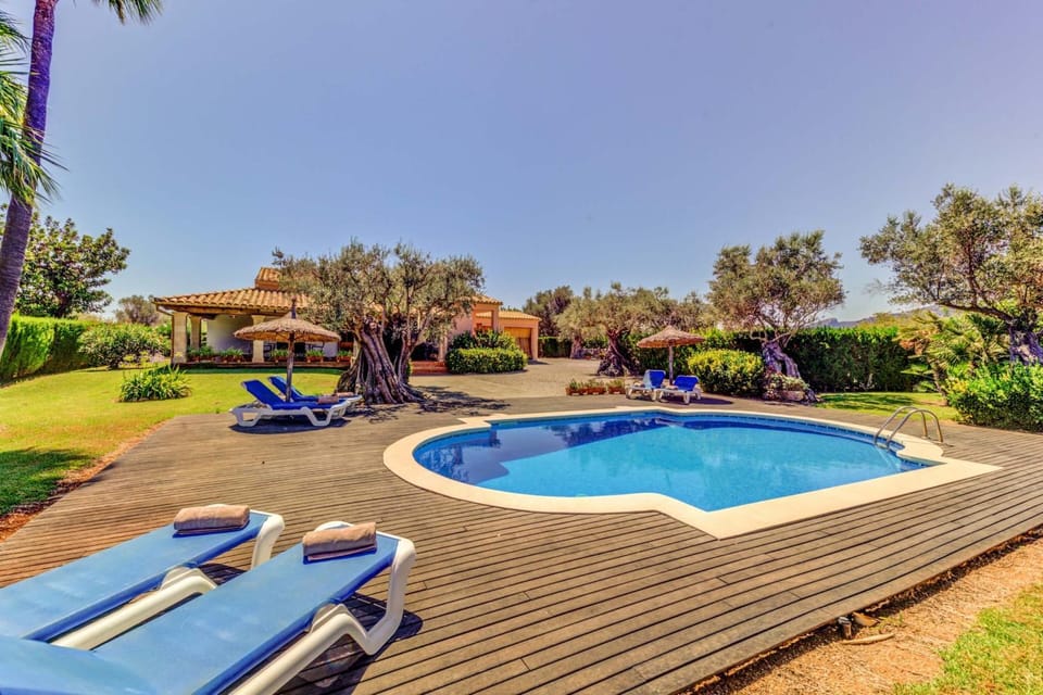 Natural landscape, Garden, Garden view, Pool view, Swimming pool, Swimming pool, sunbed