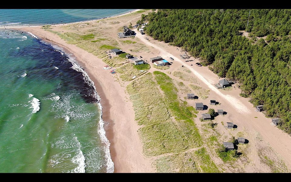 Paradise Beach Loghouse House in Estonia