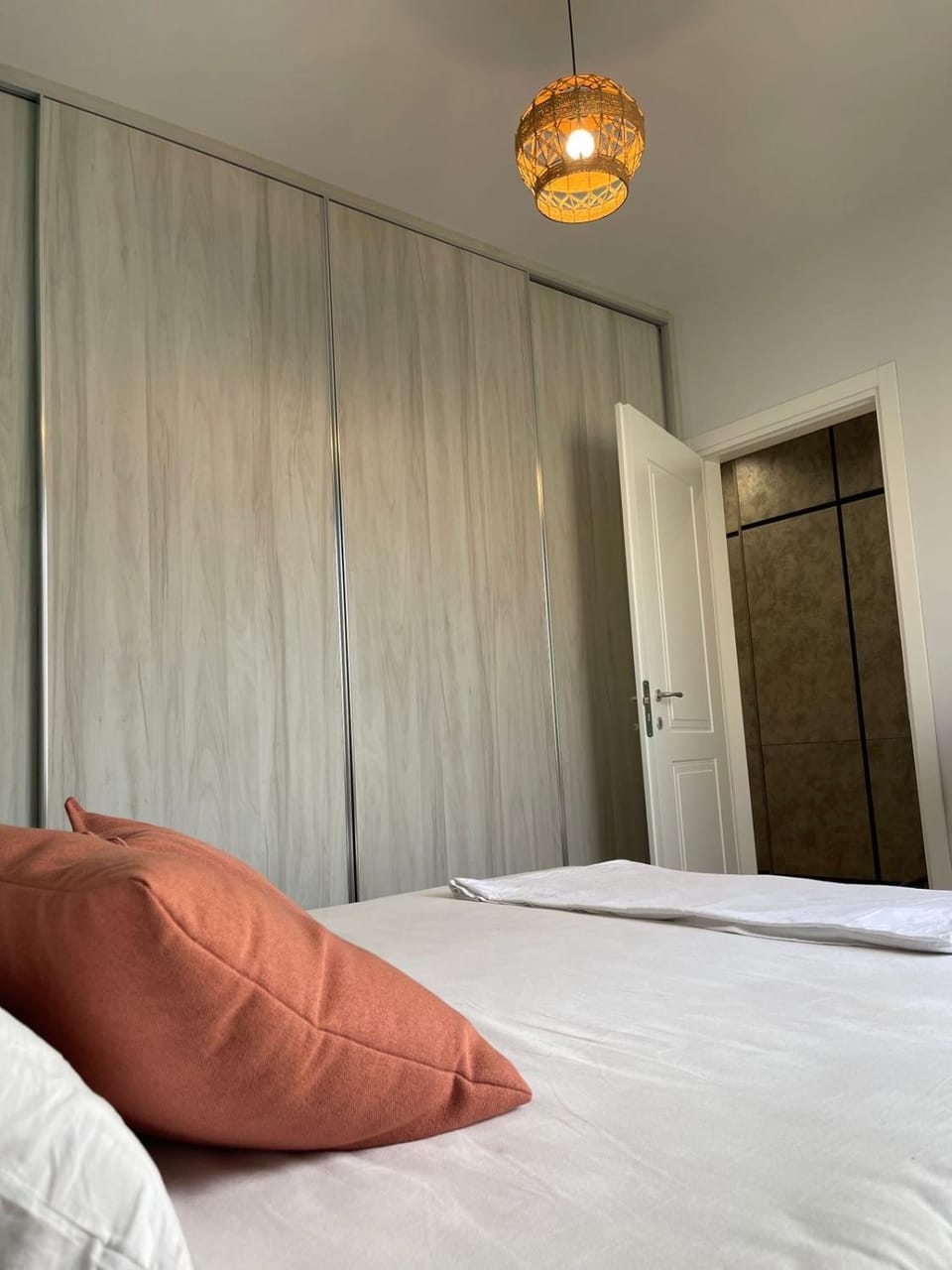 Bed, Photo of the whole room, Bedroom, wardrobe