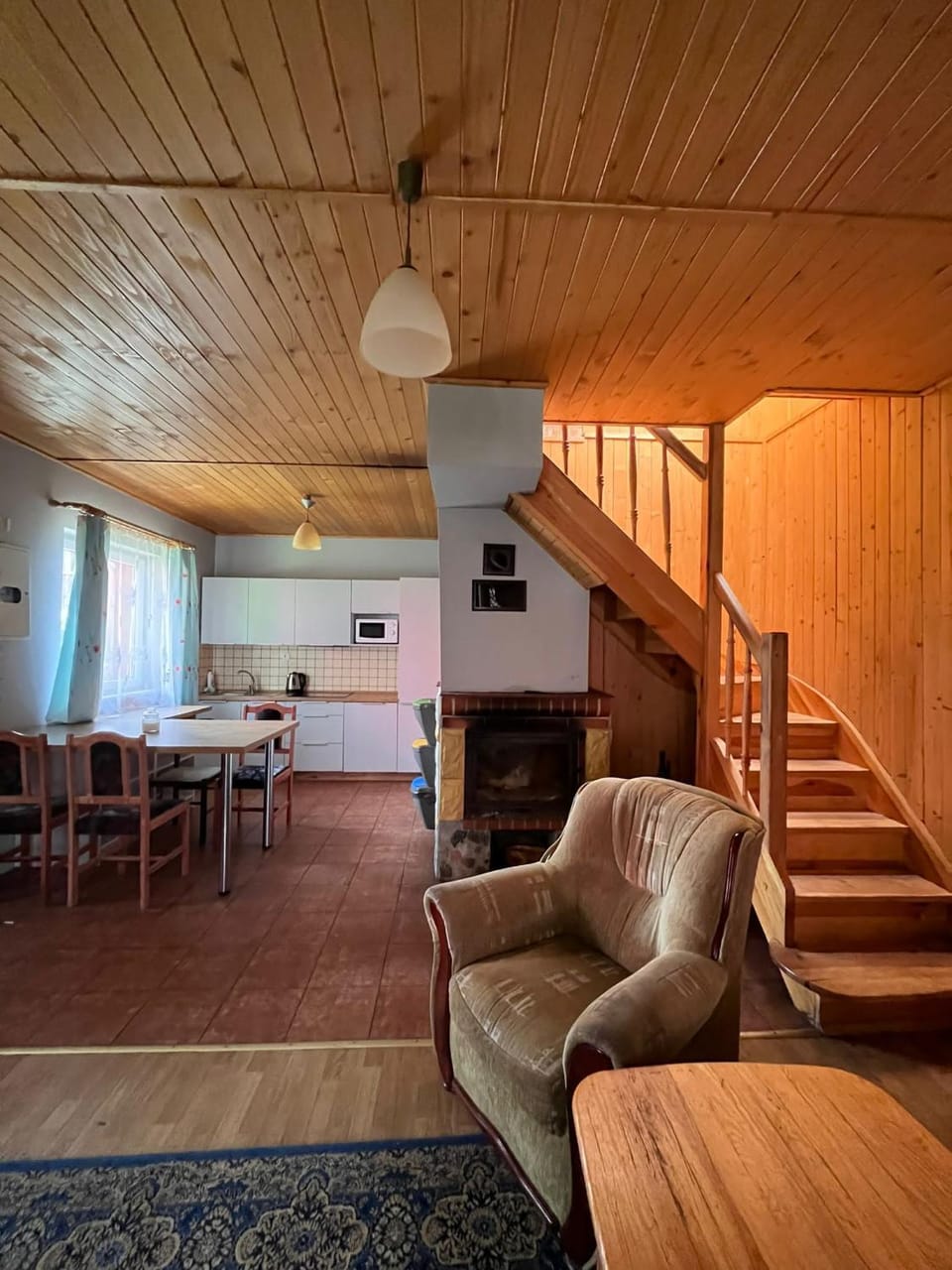 Living room, Seating area, Dining area