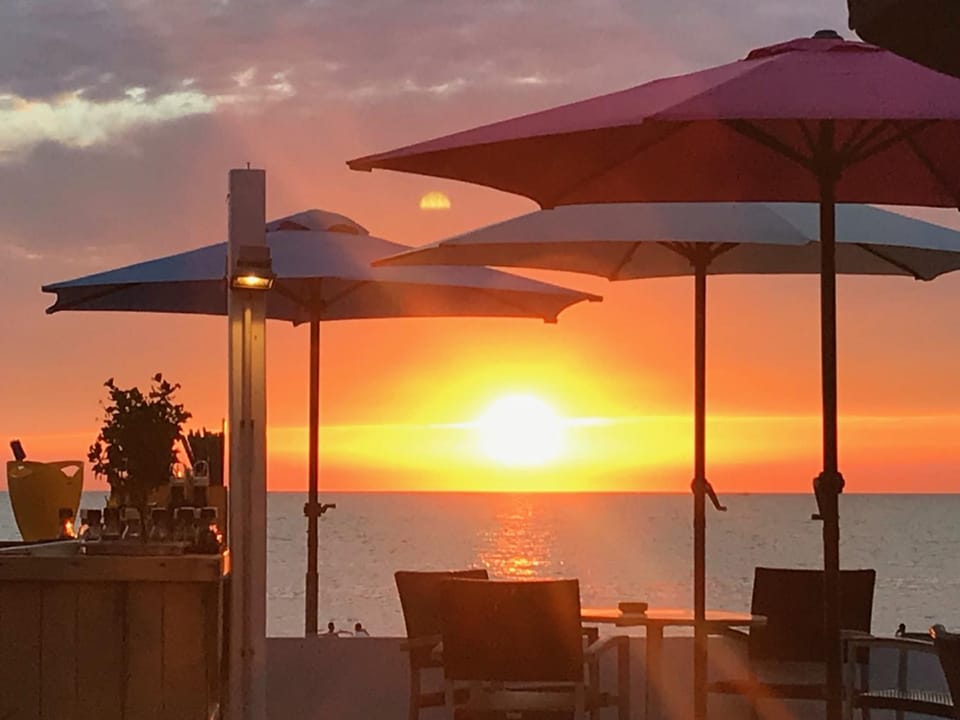 Sea view, Sunset