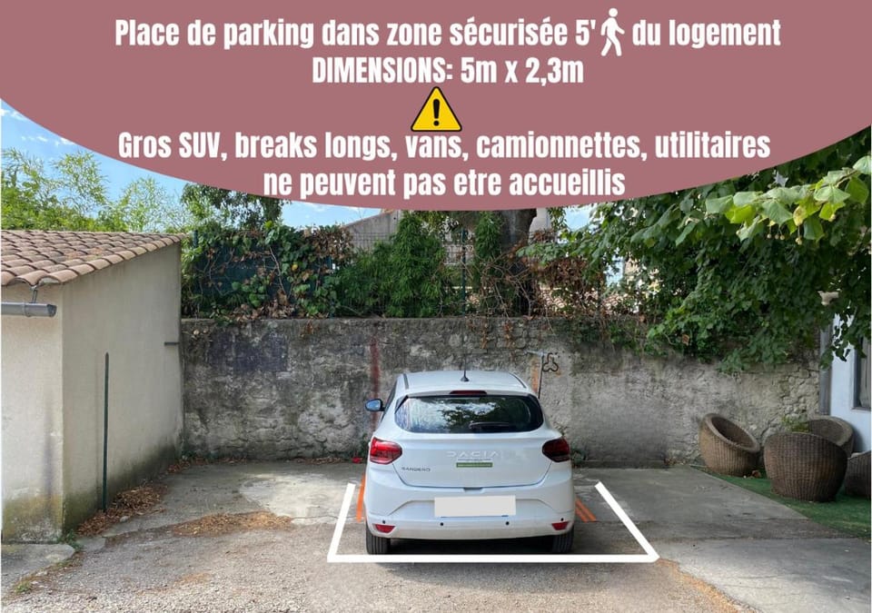 La Casita - Studio Confort avec Parking privé - Lit douillet - Centre Uzès, Pont du Gard Apartment in Uzes