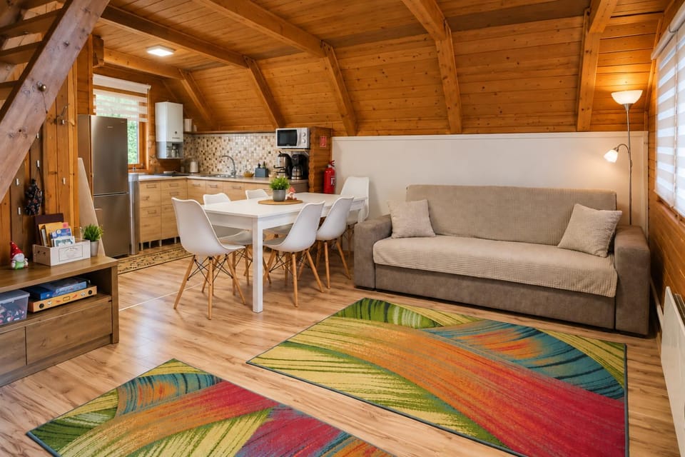 Living room, kitchen