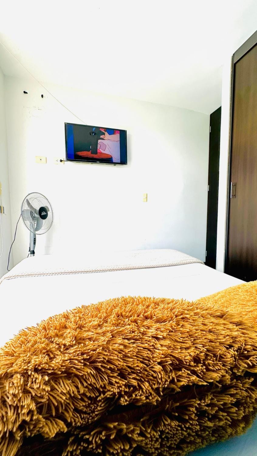 Bed, TV and multimedia, Photo of the whole room, Bedroom