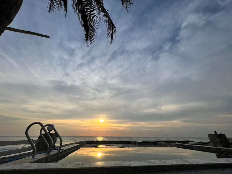 Sea view, Swimming pool, Sunset