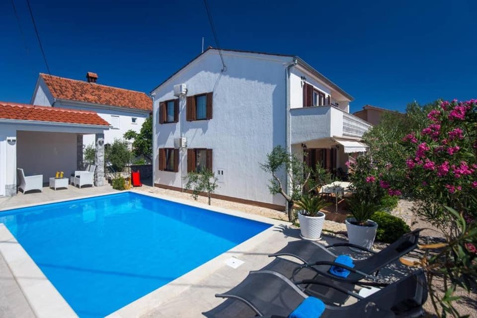 ADRIA-Holiday House with a private pool in Krk Villa in Krk