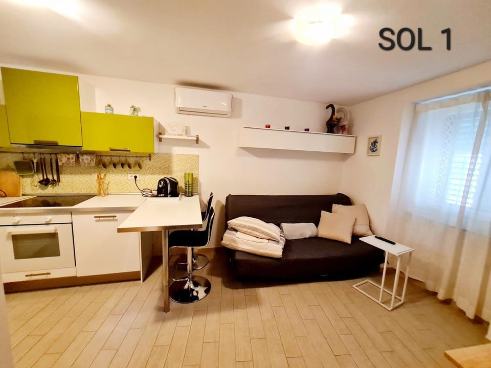 Kitchen or kitchenette, Living room, Seating area, Dining area, minibar, pet friendly, stove, toaster