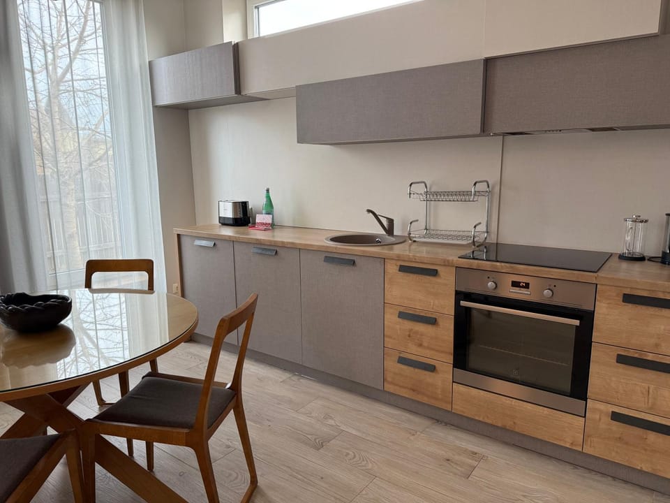 Family Apartment with Outdoor Seating Area Apartment in Latvia