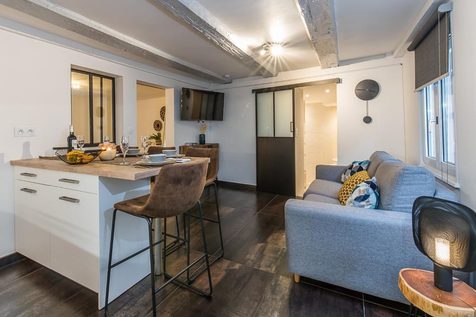 Appart 4 pers design et cosy avec Jardin au Cœur de Sélestat Apartment in Sélestat