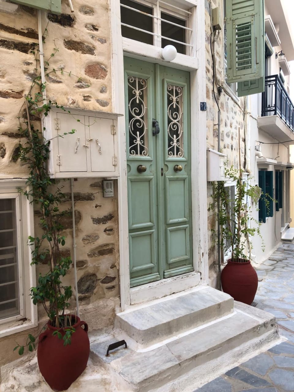 1872 - Agnes, Cozy stony apartment with balcony Apartment in Decentralized Administration of the Aegean