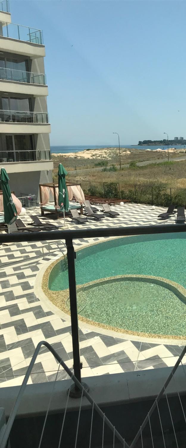Pool view, Sea view, Swimming pool