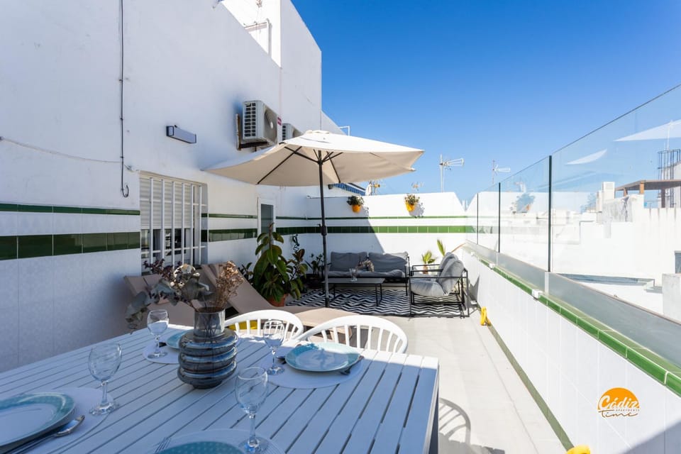 Balcony/Terrace, Dining area, sunbed