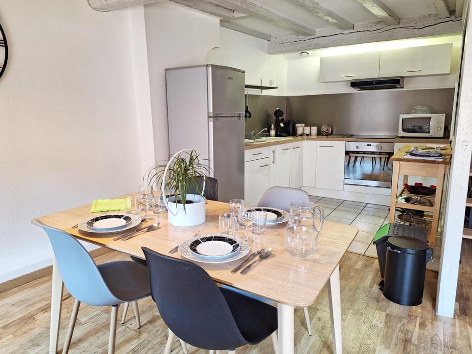 La Porte de la Dombes - centre ville - 50m2 - classé 3 étoiles Apartment in Auvergne-Rhône-Alpes