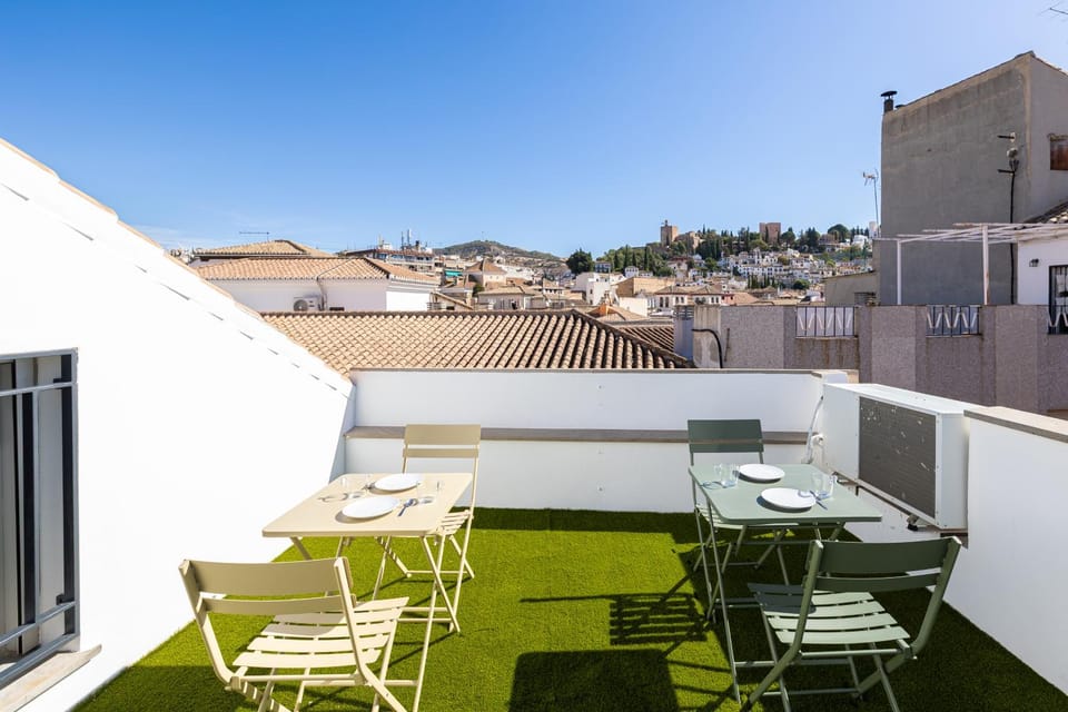 Property building, View (from property/room), Balcony/Terrace, Internal: Not applicable to any particular room