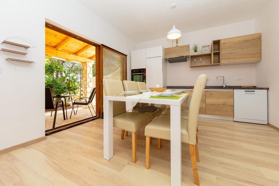 Kitchen or kitchenette, Dining area