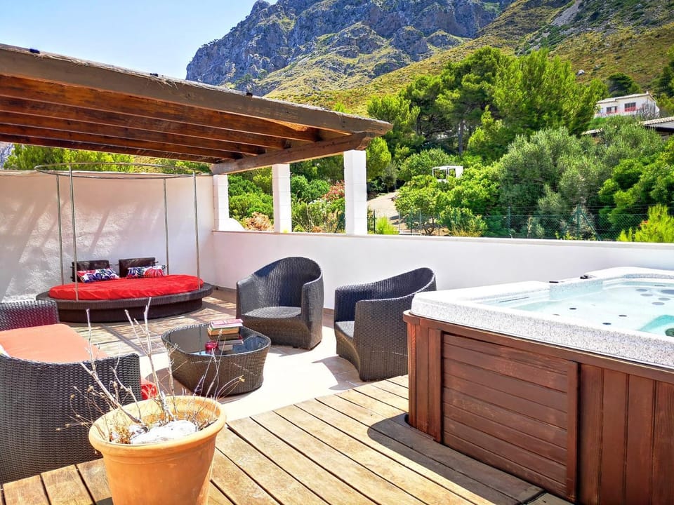 Bed, Off site, Balcony/Terrace, Spa and wellness centre/facilities, Mountain view, sunbed