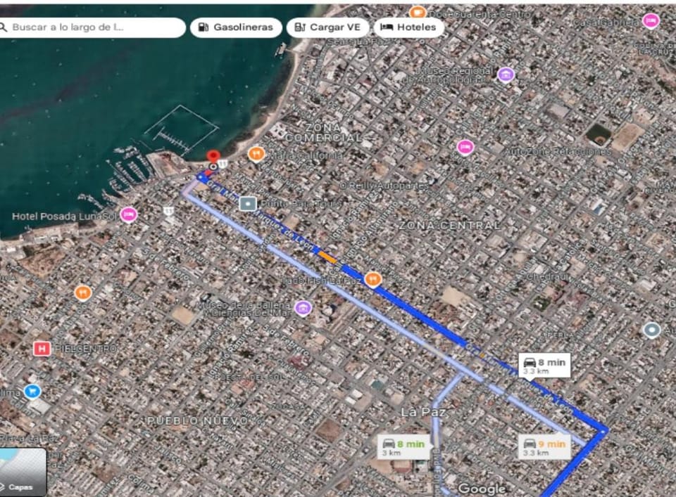 Apartamento con cochera centro de la ciudad. Apartment in La Paz