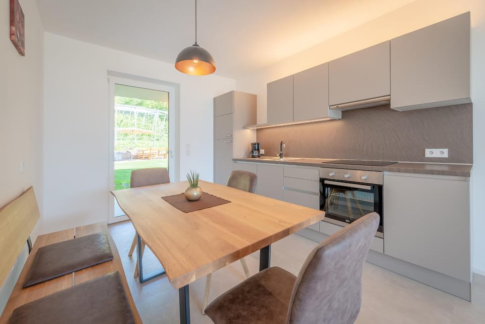 Kitchen or kitchenette, Living room, Dining area