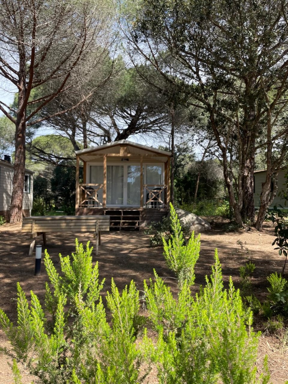 Palombaggia location i pini Porto Vecchio Campground/ 
RV Resort in Porto-Vecchio