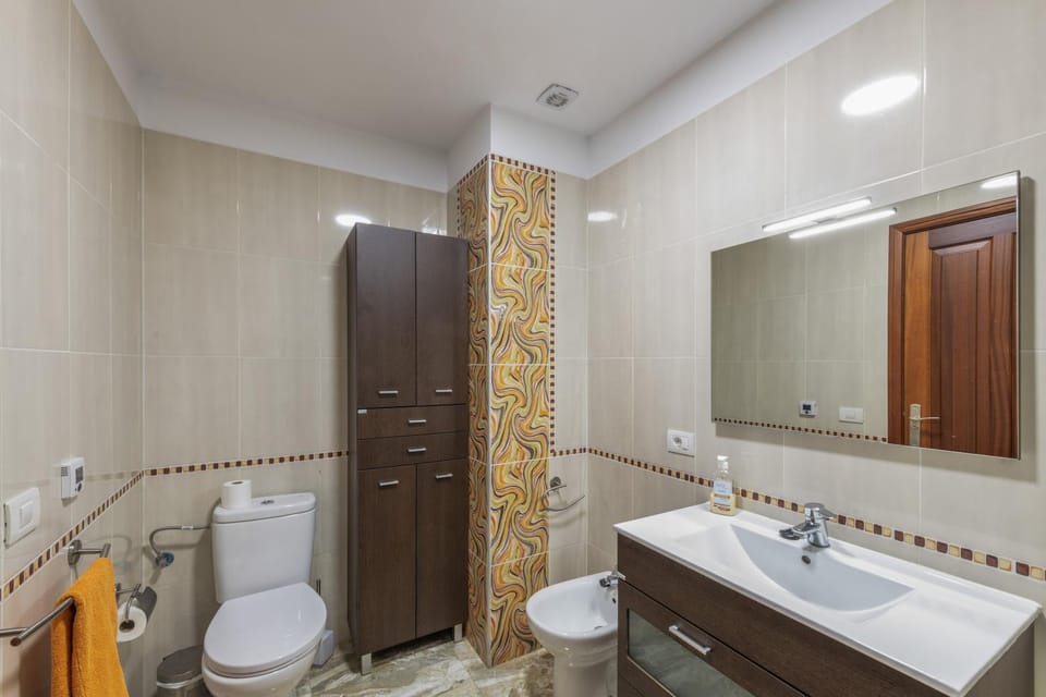 Bathroom, Living room