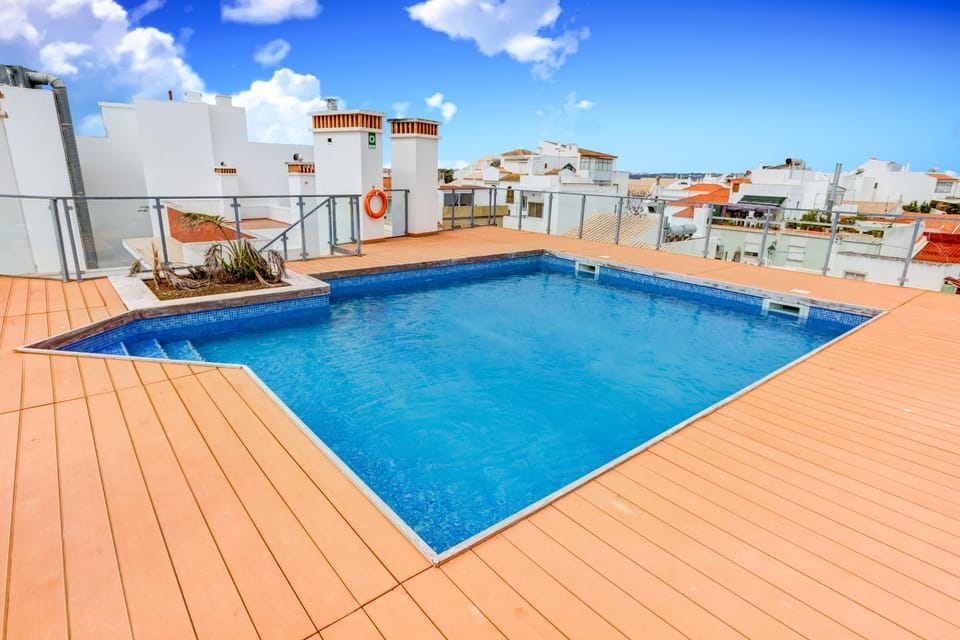 Property building, Pool view, Swimming pool