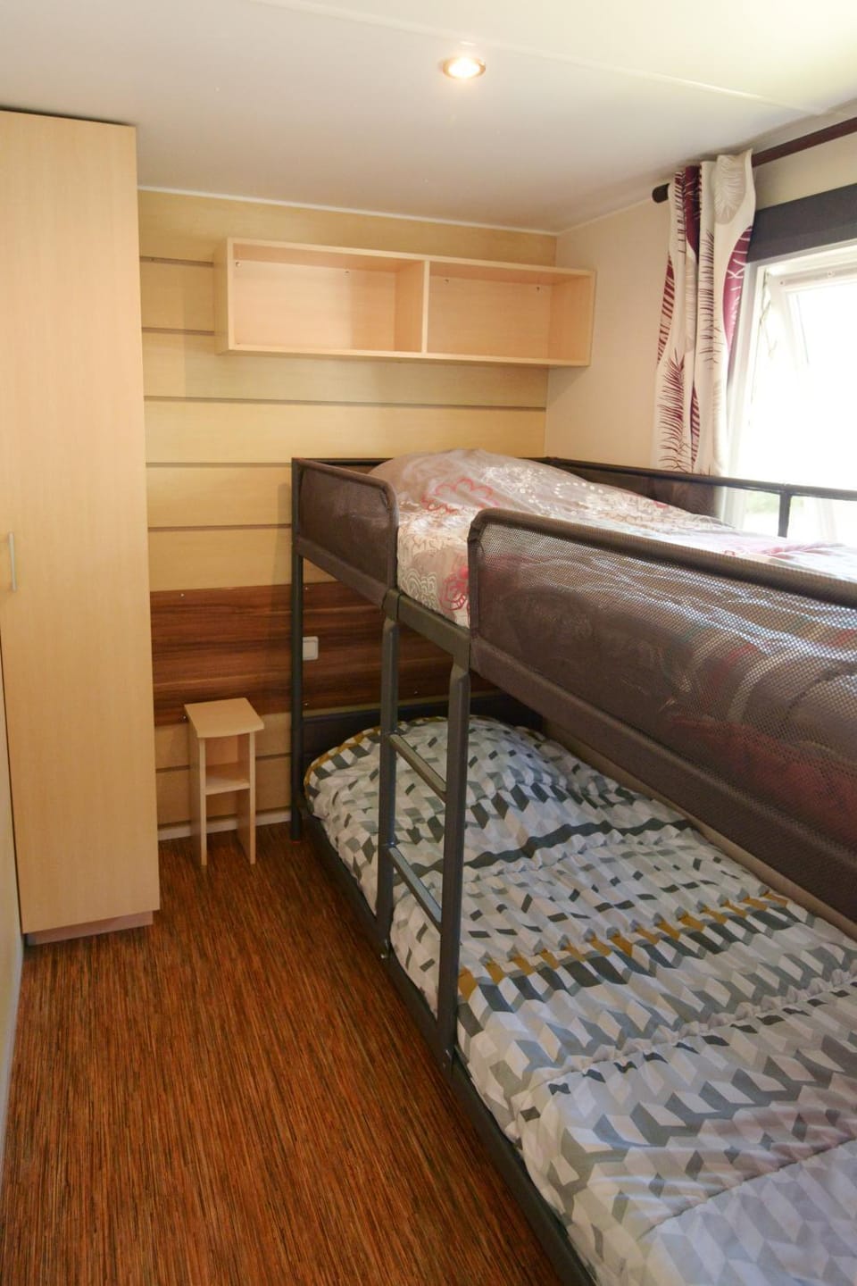 Bed, Photo of the whole room, Bedroom, bunk bed, wardrobe