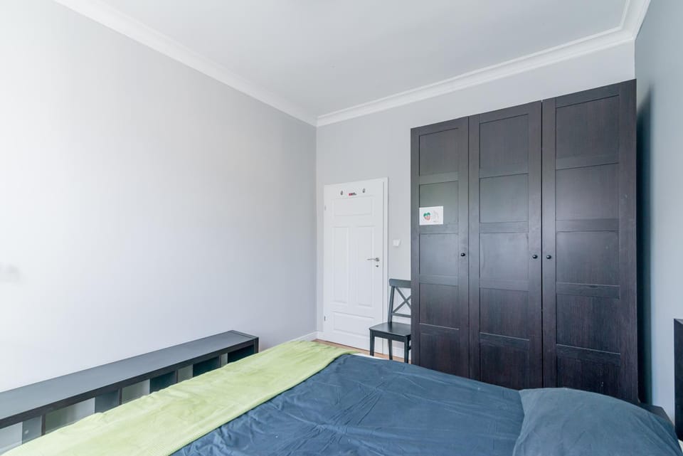 Bed, Photo of the whole room, Bedroom, wardrobe