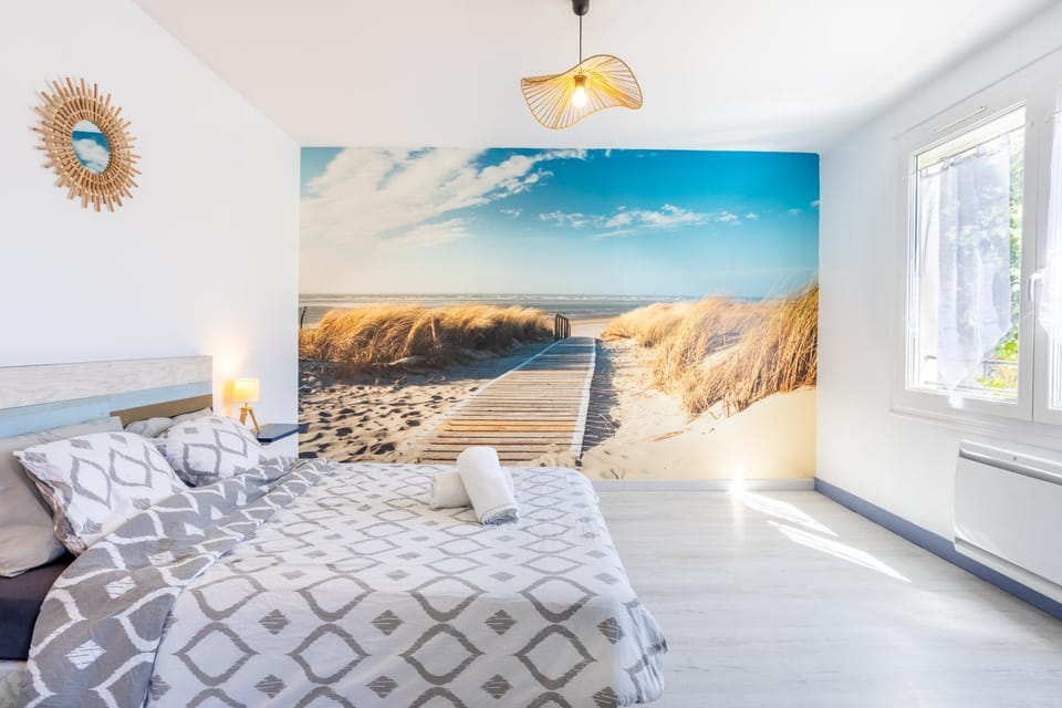 La Dune - 100m plage - Parking - Terrasse & BBQ Apartment in Nouvelle-Aquitaine