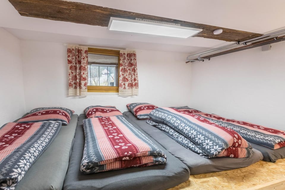 Property building, Living room, Bedroom