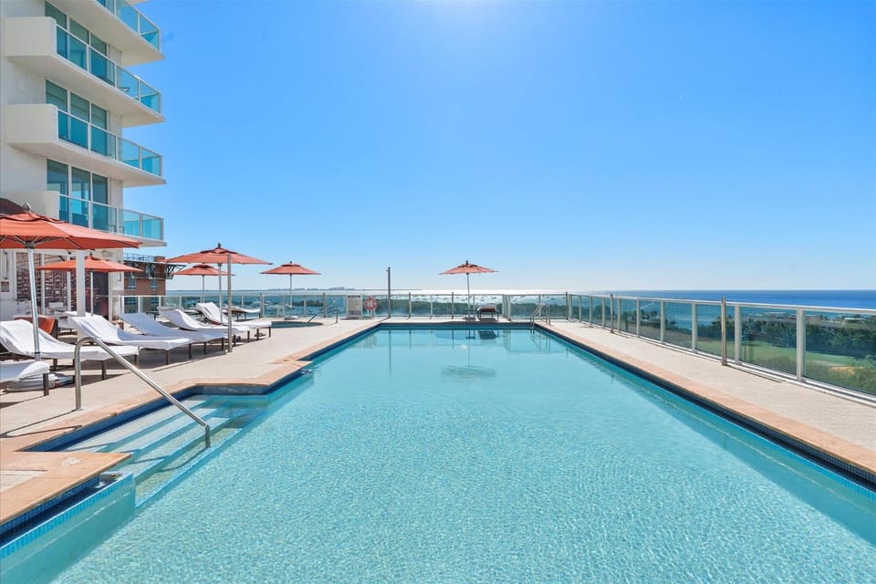 Pool view, Sea view, Swimming pool