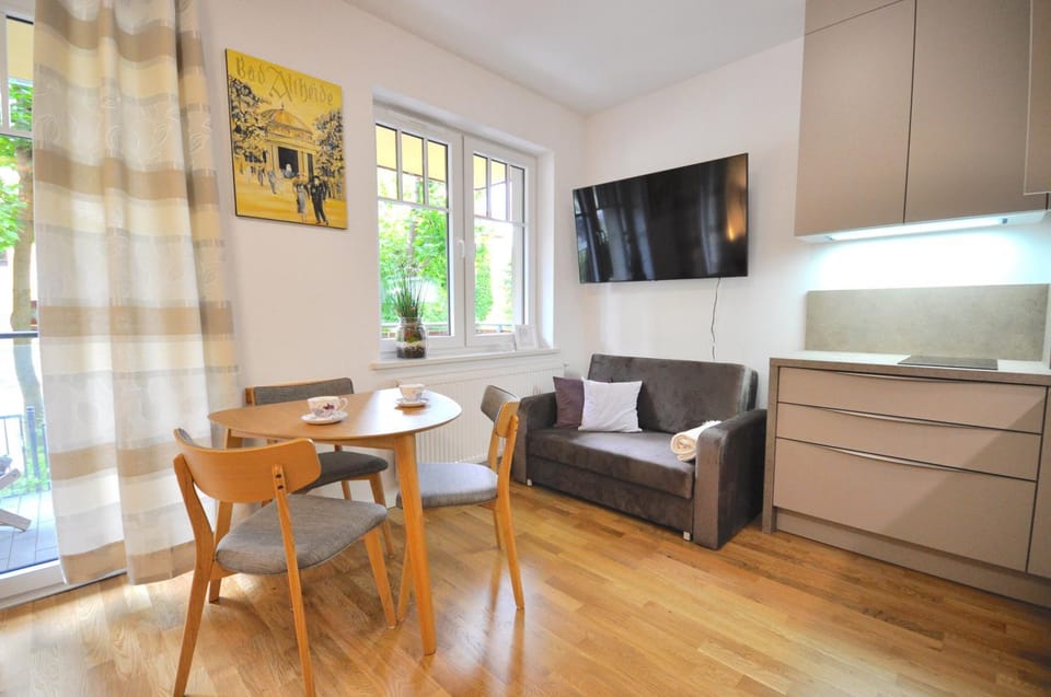 TV and multimedia, Coffee/tea facilities, Balcony/Terrace, Kitchen or kitchenette, Living room, Seating area, Dining area, Pets, Family, Quiet street view