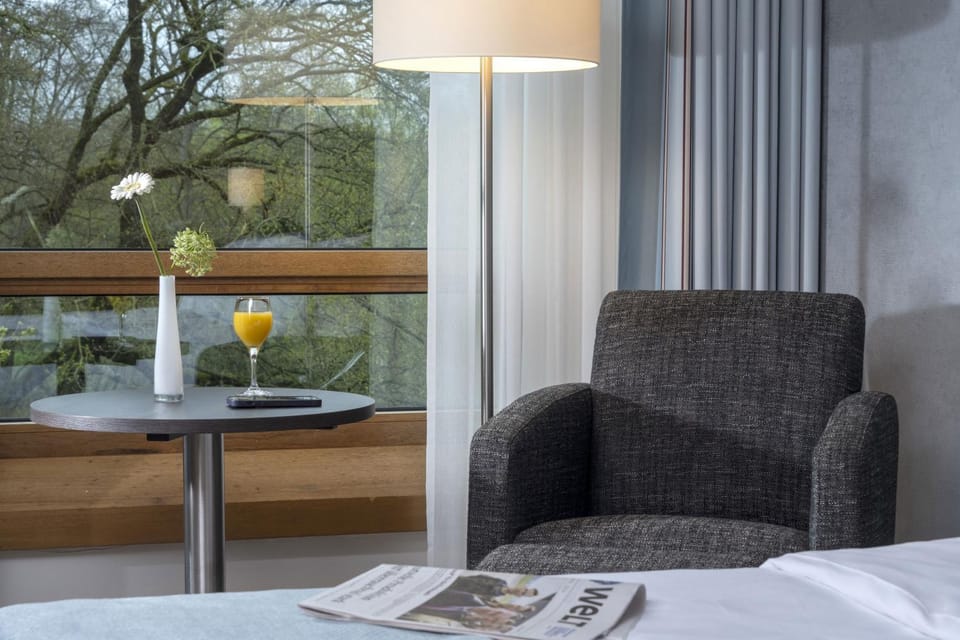Bed, Living room, Photo of the whole room, Seating area, Bedroom