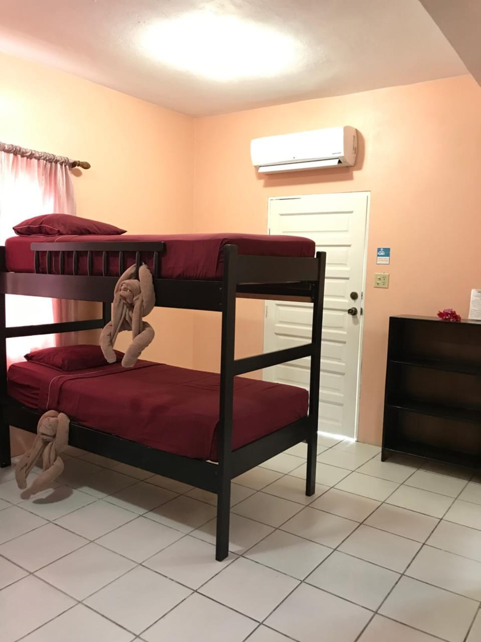 Bed, Bedroom, bunk bed, air conditioner