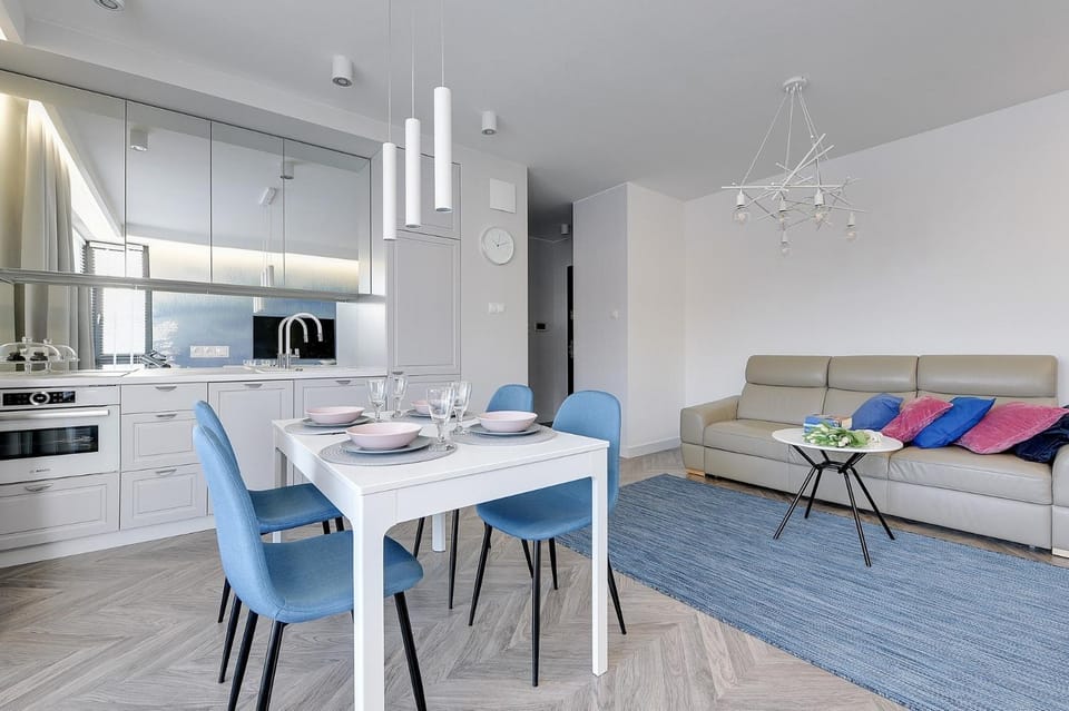 Kitchen or kitchenette, Living room, Dining area, Area and facilities