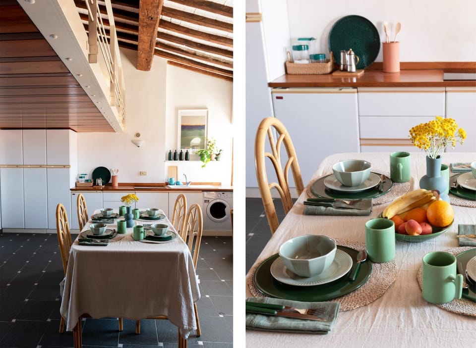 Kitchen or kitchenette, Dining area