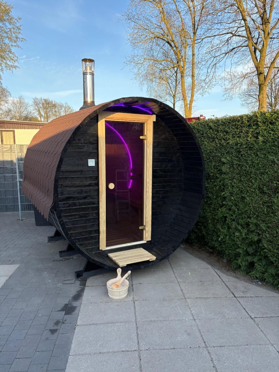 Day, Garden, Sauna